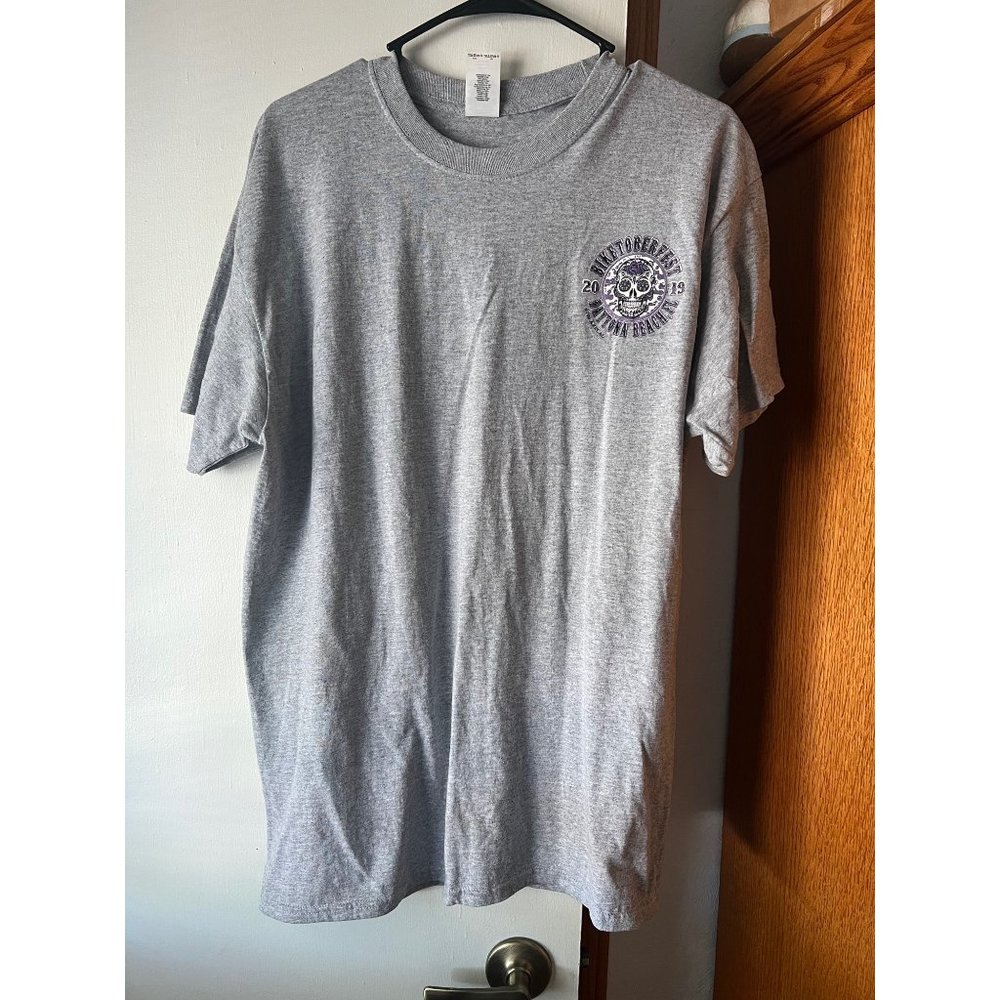 Gildan Brand Large Size Daytona Beach Annual Bike O Berfest T-Shirt